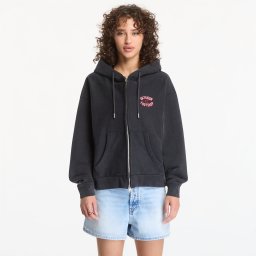 Суитшърт Footshop x Oktagon Zip-Up Hoodie Black XS