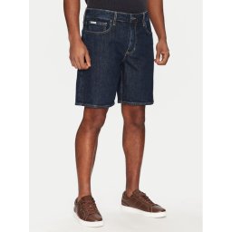 Guess Jeans Дънкови шорти M4YD37 D5M55 Тъмносин Regular Fit