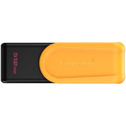Kingston 512GB Portable USB 3.2 Gen 1 DataTraveler Exodia S (Black/Yellow)