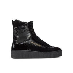 Tommy Hilfiger Зимни обувки Patent Laceup City Snow Boot FW0FW07841 Черен
