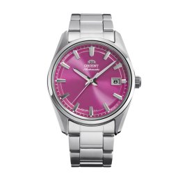 Orient RA-AC0R07P - Мъжки часовник Автомат, 38.5мм, Дата, 5ATM, Сапфир - Сребро/Розов