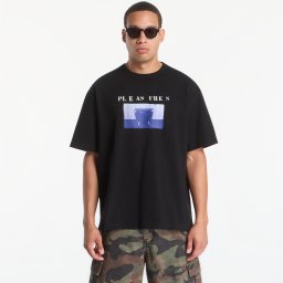 Тениска PLEASURES Speaking Heavyweight Shirt Black S