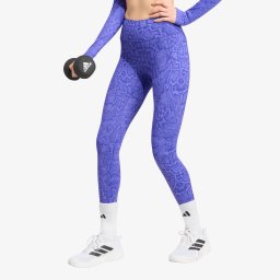 Клинове adidas Optimé Primelift Snake 7/8 Leggings Solar Purple/ Pure Purple XS