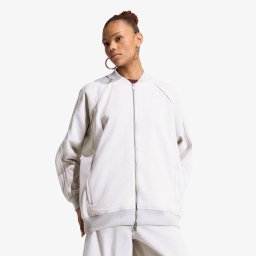 Яке adidas SST Oversized Denim Tracktop Clear Grey Denim M