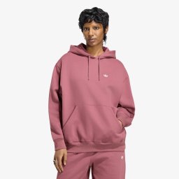 Суитшърт adidas Essentials Oversized Fleece Hoodie Quiet Crimson M