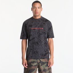 Тениска Jordan Brooklyn Men's T-Shirt Black/ University Red S
