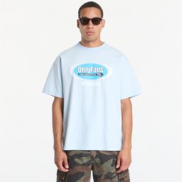 Тениска PLEASURES x OnlyFans Communications T-Shirt Powder Blue M