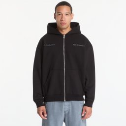 Суитшърт PLEASURES Spine Zip-Hoodie Black M
