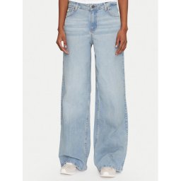 Guess Jeans Дънки W4BA0Y D5CCA Син Wide Leg
