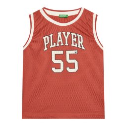 United Colors Of Benetton Мъжки топ 3FJGCH01V Червен Regular Fit