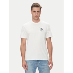 Calvin Klein Тишърт LV04RC853G Бял Regular Fit