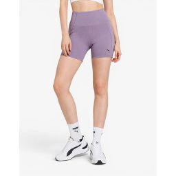 PUMA Studio Foundations Biker Short Purple