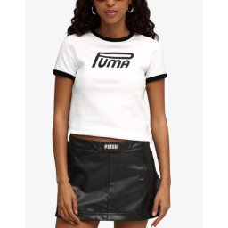 PUMA Future Archive Graphic Slim Tee White
