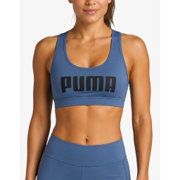 PUMA Sports Bra 4Keeps Logo Blue/Black