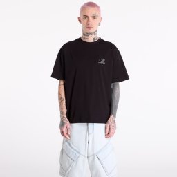 Тениска C.P. Company 30/1 Jersey Short Sleeve Logo T-Shir Black M