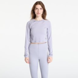 Тениска On Studio Long Tee Crop Purple M