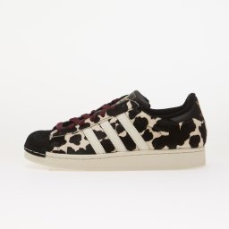 adidas Superstar II Core Black/ Off White/ Maroon 4.5