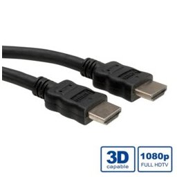 Кабел Roline 11.04.5546, HDMI(м) към HDMI(м), 30m, черен