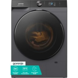 Пералня Gorenje WG814A5P5, 10 кг, 1400 обр./мин,TFT with KnobControl, Eнергиен клас A, Титаний