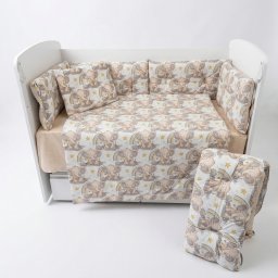 Бебешки спален комплект Моето Слонче Ластик Цип Comfort Line