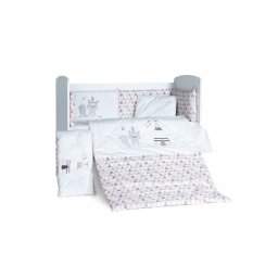 Бебешки спален комплект Бродерия Индианец розов Ластик Цип Comfort Line
