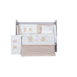 Бебешки спален комплект Бродерия Мечета в парка с бели точки Ластик Цип Comfort Line
