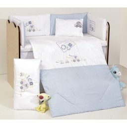 Бебешки спален комплект Бродерия Кола Ластик Цип Comfort Line