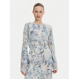 Guess Блуза W5GH0T WHAD2 Син Regular Fit
