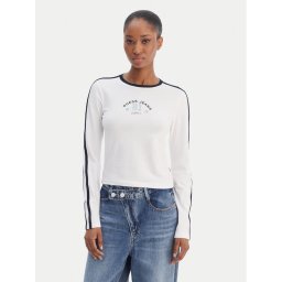 Guess Jeans Блуза W6RI17 J1314 Бял Regular Fit