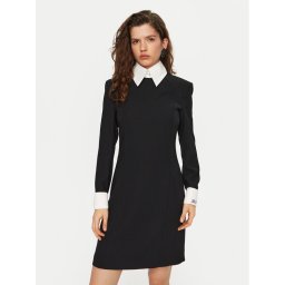 KARL LAGERFELD Ежедневна рокля A1W13032 Черен Slim Fit