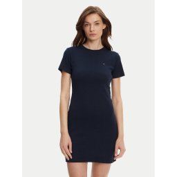Tommy Hilfiger Ежедневна рокля New Cody WW0WW42721 Тъмносин Slim Fit