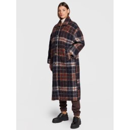 American Vintage Вълнено палто Geomark GEO17CH22 Тъмносин Regular Fit