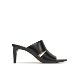 Calvin Klein Чехли Heel Mule 70 - Lth 2 Straps HW0HW02460 Черен