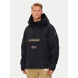 Napapijri Анорак Rainforest Next NP0A4IB9 Черен Regular Fit