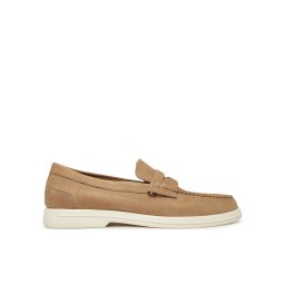 Tommy Hilfiger Мокасини Nubuck P Loafer FM0FM05350 Бежов