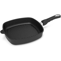 AMT Gastroguss Тиган грил - 28 х 28 см, височина 5 см, с мобилна дръжка