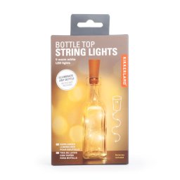 Мини гирлянд с LED светлинки за декориране в бутилка