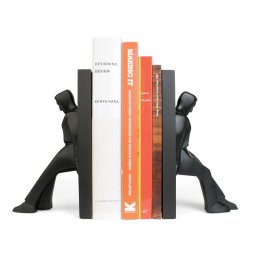 Комплект ограничители за книги "Подпиращи мъже" (2 бр.)