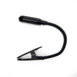 Лампа за четене с USB накрайник за многократно зареждане - черна