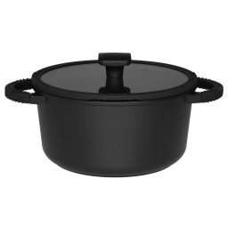 MAKU Индукционна тенджера със стъклен капак и керамично покритие “Foodie“, 4,7 л. - Ø 24 см.