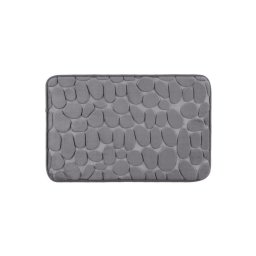 4LIVING Постелка за баня “Stone“ - 40х60 см. - сива