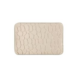 4LIVING Постелка за баня “Stone“ - 40 х 60 см. - бежова