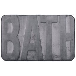 4LIVING Постелка за баня “Bath“ - 50х80 см. - сива