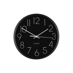 4LIVING Часовник за стена “Hour“ - цвят черен - Ø 25 см.