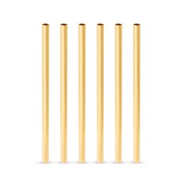 VISKI Къси коктейлни сламки “Belmont Gold“, 6 бр. - златни