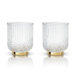 VISKI Чаши за уиски и коктейли “DECO GATSBY“ 2 бр. - 354 мл.
