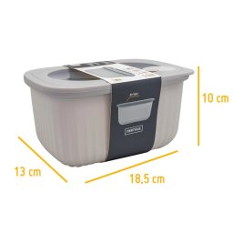 Nerthus Пластмасова херметическа кутия за храна - 1350 мл.