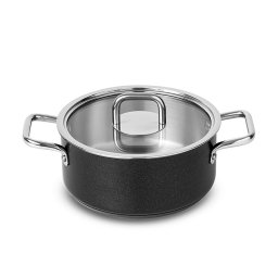 SILAMPOS Плитка тенджера с капак Comfort Black - Ø 20см.