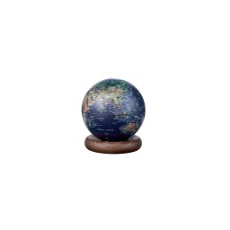 GINGKO Смарт лампа глобус “Atlas Globe“ - тъмносиня/орех