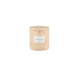 BLOMUS Ароматна свещ FRABLI, размер S - аромат Cotton Island - цвят Travertine